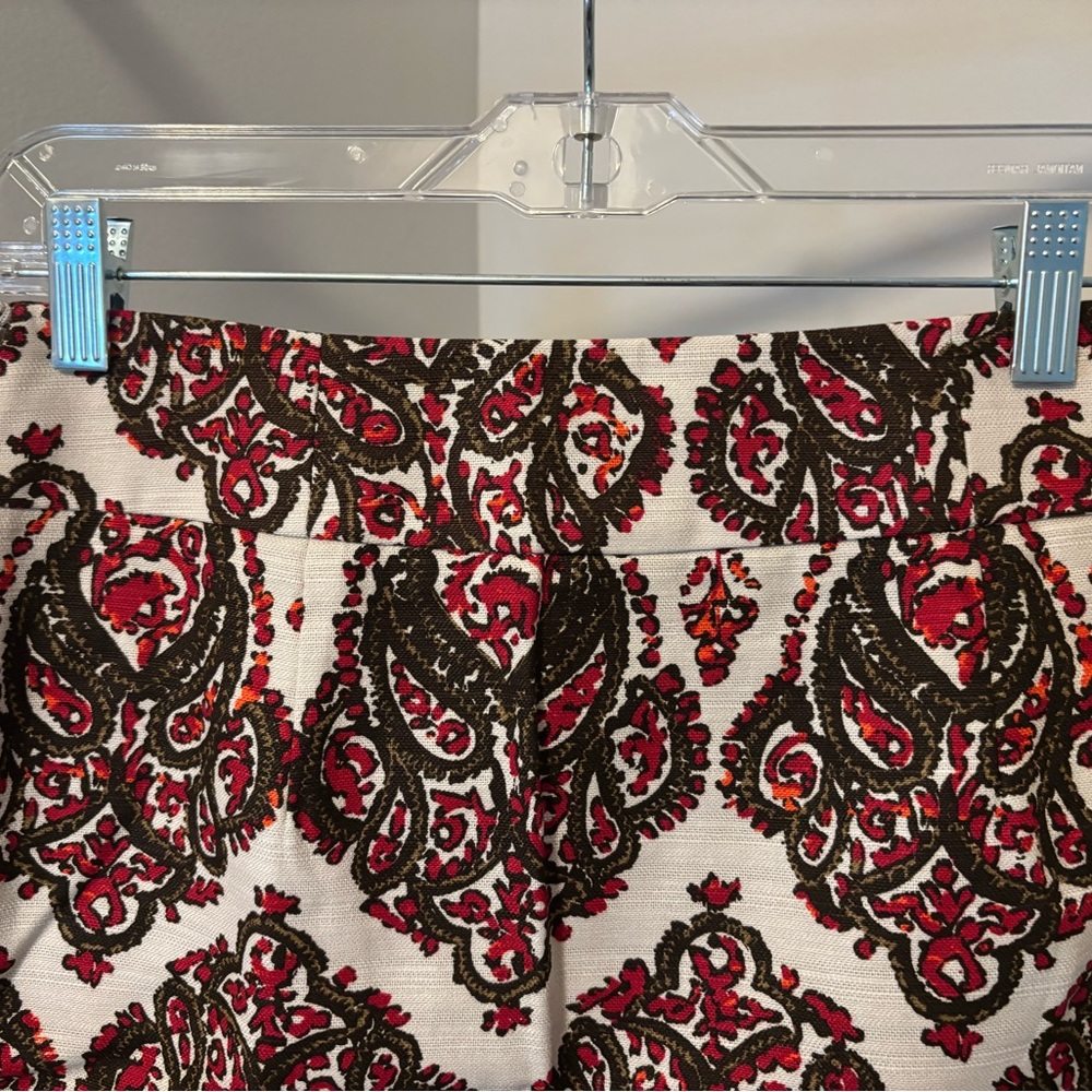 Merona Red and Black Patterned Pencil Skirt NWOT - Picture 6 of 8